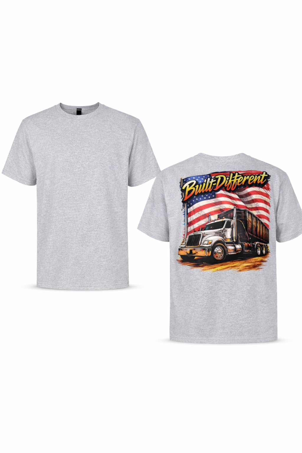 Built-Different Graphic Tee (Roll-Off Truck)