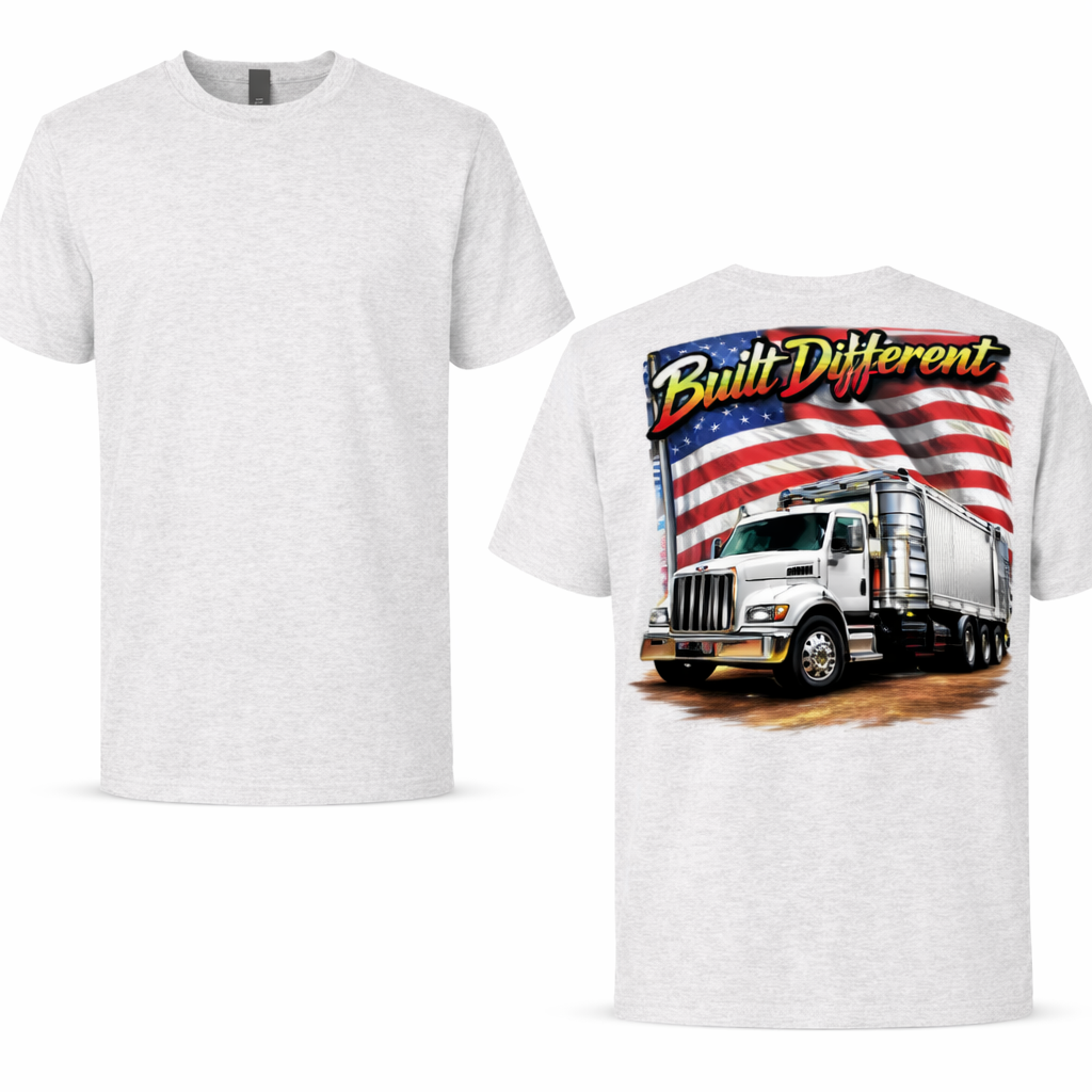Built-Different Graphic Tee (Rear Loader Truck)
